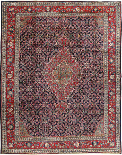 304X383 Arak Matta Matta Orientalisk Röd/Mörkröd Stor (Ull, Persien/Iran)