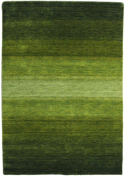  Gabbeh Rainbow - Grön Matta 140X200 Modern Mörkgrön/Olivgrön (Ull, Indien)