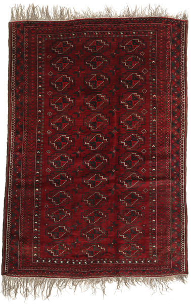  Afghan Khal Mohammadi Matta 123X177 Äkta Orientalisk Handknuten Mörkröd/Röd (Ull, )