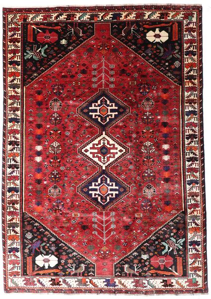  Ghashghai Matta 201X287 Äkta Orientalisk Handknuten Mörkröd/Röd (Ull, Persien/Iran)