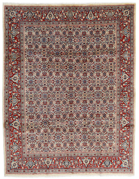  Mahal Matta 245X320 Äkta Orientalisk Handknuten Beige/Mörkbrun (Ull, Persien/Iran)