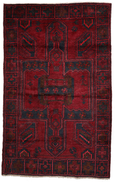  Lori Matta 158X250 Äkta Orientalisk Handknuten Mörkröd/Röd (Ull, Persien/Iran)