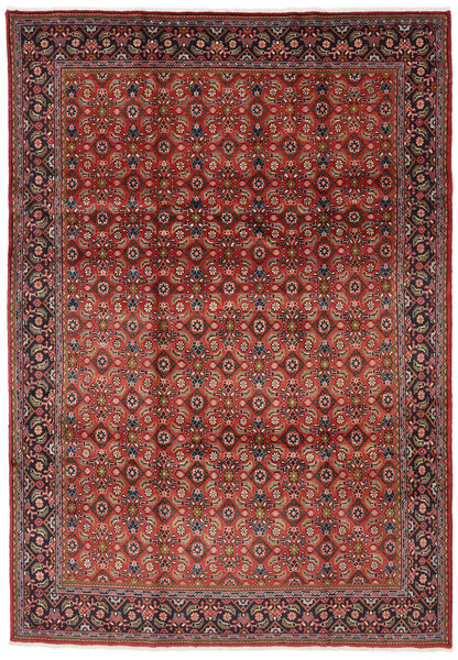  Orientalisk Mahal Matta Matta 219X313 Röd/Brun (Ull, Persien/Iran)