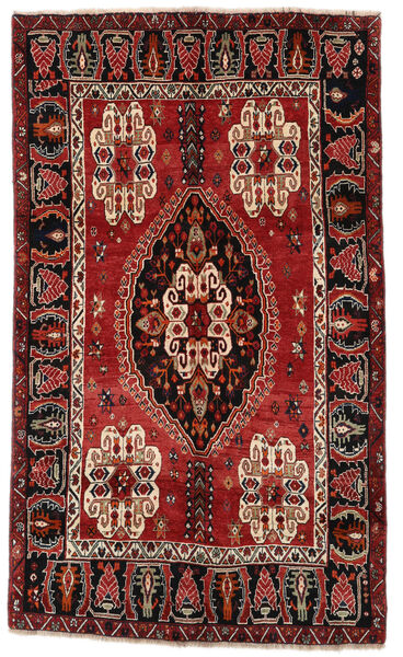  Ghashghai Matta 153X255 Äkta Orientalisk Handknuten Mörkröd/Mörkbrun (Ull, Persien/Iran)
