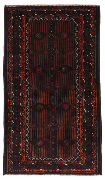  Beluch Matta 115X199 Äkta Orientalisk Handknuten Mörkbrun/Mörkröd (Ull, Afghanistan)