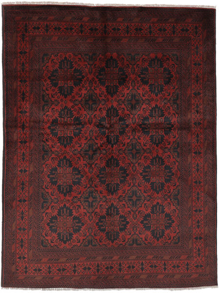  Orientalisk Afghan Khal Mohammadi Matta Matta 146X196 Svart/Mörkröd (Ull, Afghanistan)