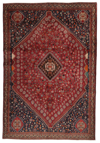  Orientalisk Ghashghai Matta Matta 177X260 Mörkröd/Svart (Ull, Persien/Iran)