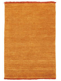  Handloom Fringes - Orange Matta 140X200 Modern Orange/Ljusbrun (Ull, Indien)
