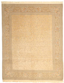  Isfahan Silkesvarp Signerad: Dardashti Matta 247X312 Äkta Orientalisk Handknuten Gul/Beige (Ull/Silke, Persien/Iran)