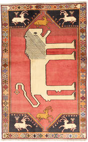  Ghashghai Matta 118X189 Äkta Orientalisk Handknuten Mörkröd/Beige (Ull, Persien/Iran)