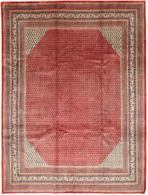  Sarough Mir Matta 272X362 Äkta Orientalisk Handknuten Mörkröd/Roströd Stor (Ull, Persien/Iran)