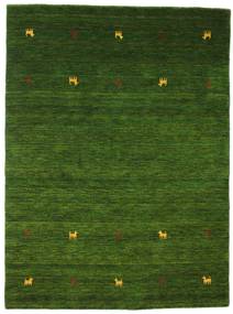  Gabbeh Loom Two Lines - Grön Matta 140X200 Modern Mörkgrön (Ull, Indien)