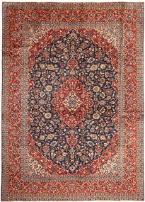  Keshan Matta 291X407 Äkta Orientalisk Handknuten Mörkbrun/Mörkröd Stor (Ull, Persien/Iran)