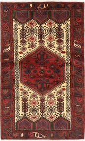  Hamadan Matta 118X197 Äkta Orientalisk Handknuten Mörkröd/Svart (Ull, Persien/Iran)