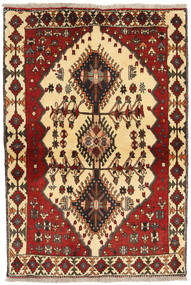  Ghashghai Matta 104X155 Äkta Orientalisk Handknuten Mörkröd/Ljusbrun/Mörkbrun (Ull, Persien/Iran)
