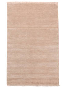 Handloom Fringes - Rosenrosa Matta 100X160 Modern Ljusrosa/Beige (Ull, Indien)