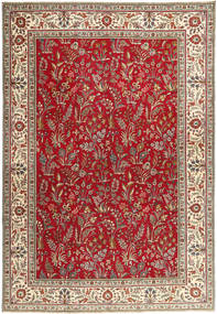  Orientalisk Tabriz Patina Matta Matta 243X343 Röd/Beige (Ull, Persien/Iran)