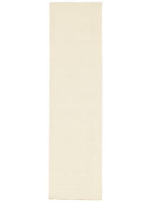  Kelim Loom - Natural Matta 80X300 Äkta Modern Handvävd Hallmatta Mörkbeige/Beige (Ull, Indien)