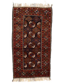  Afghan Khal Mohammadi Matta 119X214 Äkta Orientalisk Handknuten Mörkröd/Röd (Ull, )