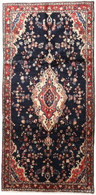  Mehraban Matta 160X330 Äkta Orientalisk Handknuten Hallmatta Mörkblå/Mörkröd (Ull, Persien/Iran)