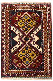  Ghashghai Matta 127X190 Äkta Orientalisk Handknuten Mörkröd (Ull, Persien/Iran)