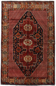  Persisk Ghashghai Matta Matta 157X243 Mörkröd/Röd (Ull, Persien/Iran)