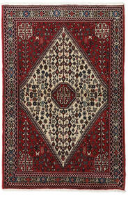  Persisk Abadeh Matta 97X150 Mörkröd/Röd 