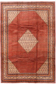  Sarough Mir Matta 214X317 Äkta Orientalisk Handknuten Roströd/Mörkbrun (Ull, Persien/Iran)