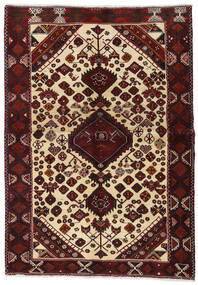  Lori Matta 145X209 Äkta Orientalisk Handknuten Mörkröd/Beige (Ull, Persien/Iran)