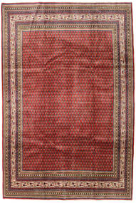 Sarough Mir Matta 209X314 Äkta Orientalisk Handknuten Mörkröd/Mörkbrun (Ull, Persien/Iran)