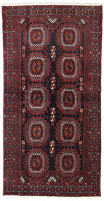  Beluch Matta 105X178 Äkta Orientalisk Handknuten Mörkröd (Ull, Persien/Iran)