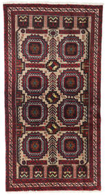  Persisk Beluch Matta Matta 97X184 Mörkröd/Röd (Ull, Persien/Iran)