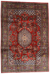  Golpayegan Matta 215X307 Äkta Orientalisk Handknuten Mörkröd/Svart (Ull, Persien/Iran)