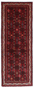  Hosseinabad Matta 71X193 Äkta Orientalisk Handknuten Hallmatta Mörkröd/Mörkbrun (Ull, Persien/Iran)