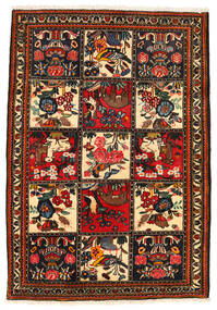  Bakhtiar Collectible Matta 113X161 Äkta Orientalisk Handknuten Mörkbrun/Röd (Ull, Persien/Iran)