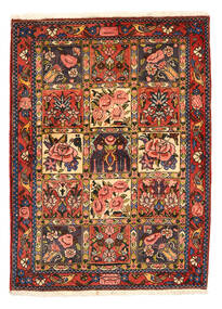  Bakhtiar Collectible Matta 114X155 Äkta Orientalisk Handknuten Mörkbrun/Röd (Ull, Persien/Iran)