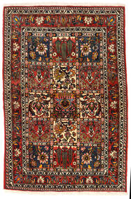  Bakhtiar Collectible Matta 108X162 Äkta Orientalisk Handknuten Mörkbrun/Ljusbrun (Ull, Persien/Iran)