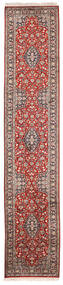  Kashmir Äkta Silke Matta 65X315 Äkta Orientalisk Handknuten Hallmatta Röd/Orange (Silke, )