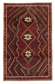  Afshar/Sirjan Matta 118X188 Äkta Orientalisk Handknuten Mörkröd/Mörkbrun (Ull, Persien/Iran)