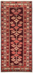 132X303 Kelim Karabach Matta Matta Orientalisk Hallmatta Röd/Mörkröd (Ull, Azarbaijan/Ryssland)