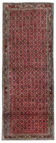  Bidjar Matta 155X395 Äkta Orientalisk Handknuten Hallmatta Mörkröd/Mörkgrå (Ull, Persien/Iran)