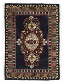  Kashmar Matta 65X93 Äkta Orientalisk Handknuten Mörkgrå/Vit/Cremefärgad (Ull, Persien/Iran)