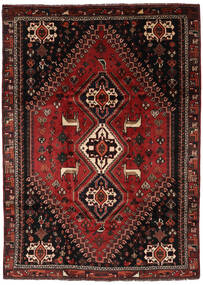  Ghashghai Matta 216X303 Äkta Orientalisk Handknuten Mörkröd/Mörkbrun (Ull, Persien/Iran)