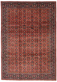 219X313 Mahal Matta Matta Äkta Orientalisk Handknuten Röd/Brun (Ull, Persien/Iran)