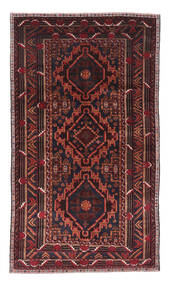  Beluch Matta 119X210 Äkta Orientalisk Handknuten Mörkröd/Mörkbrun (Ull, Afghanistan)