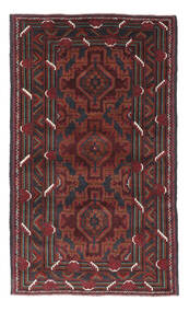  Beluch Matta 120X199 Äkta Orientalisk Handknuten Mörkbrun/Mörkröd (Ull, Afghanistan)