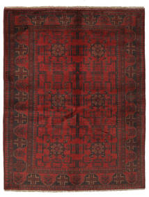  Orientalisk Afghan Khal Mohammadi Matta Matta 151X198 Svart/Mörkröd (Ull, Afghanistan)