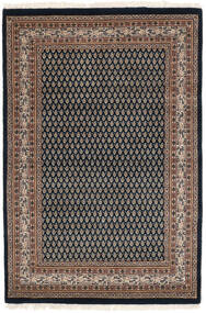  Mir Indisk Matta 125X183 Äkta Orientalisk Handknuten Svart/Mörkbrun (Ull, Indien)