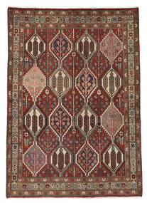  Afshar Shahre Babak Matta 143X202 Äkta Orientalisk Handknuten Mörkbrun/Svart (Ull, Persien/Iran)