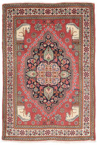 Afshar/Sirjan Matta 71X105 Äkta Orientalisk Handknuten Röd/Mörkbrun (Ull, Persien/Iran)